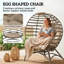 Henegar Steel Outdoor Lounge Chair