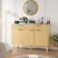 Buffet moderne cannelé avec tablettes réglables