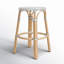 Tabouret de bar et de comptoir en rotin tissé à la main Alastair-799526597-799526606