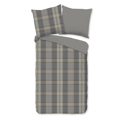 Cotton Abstract Duvet Cover with Pillowcases