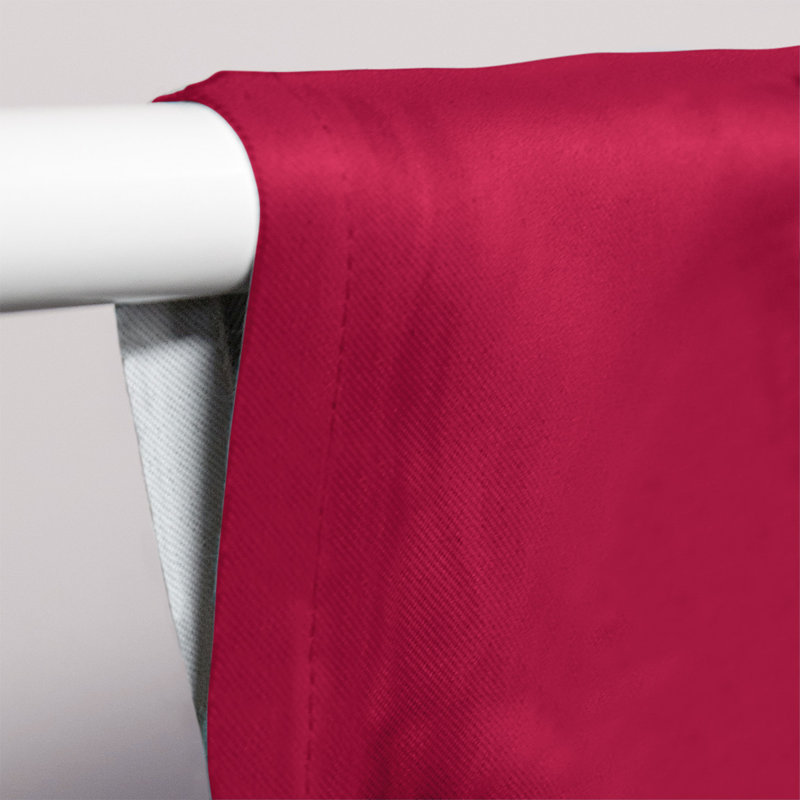 Room Darkening Curtain Single Panel, Atlanta Baseball Red/Navy Blue/Scarlet Red