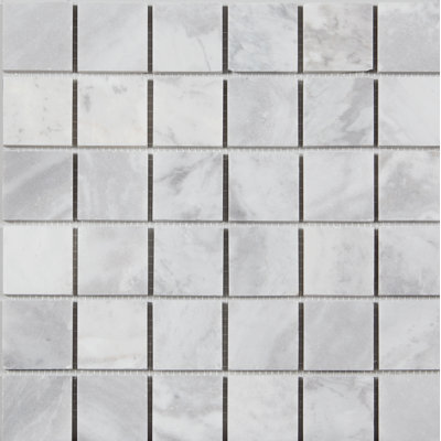 2x2 ARGENTO DOLOMITI MOSAIC HONED