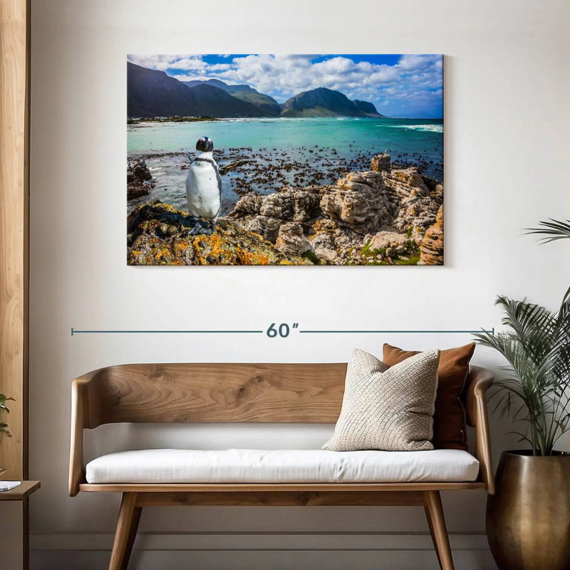 Atlantic Penguin, 30" H x 45" W