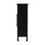  Armoire d'appoint en acajou noir Dalia