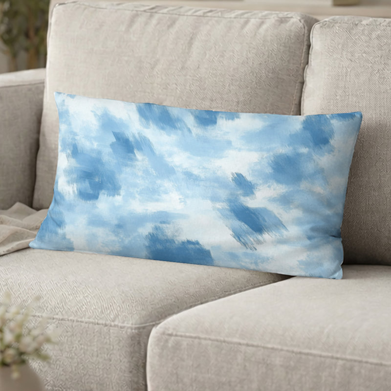 Coussin décoratif abstrait Abstract, H 12 po x l 20 po