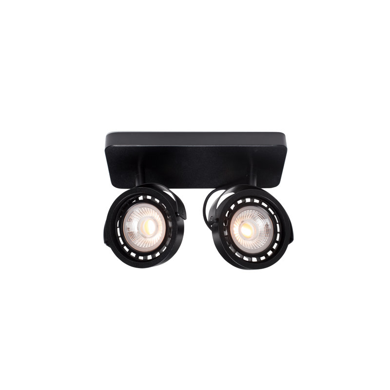2 lumières directionnelles 11 po, Noir