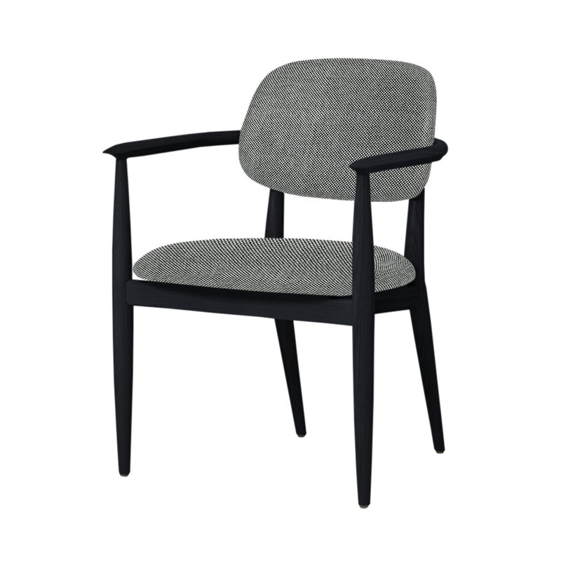 Slow Arm Chair, Medley 61002, Black Oak