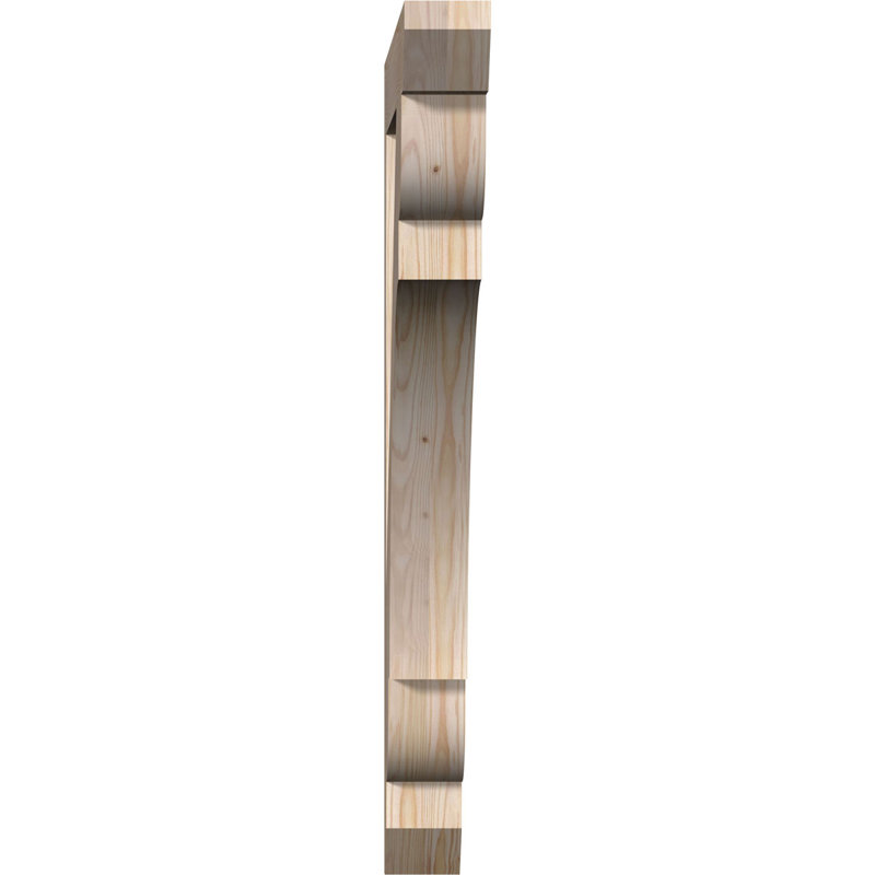 Support latté 3 1/2 "x P 34" x H 38 ", sapin Douglas, Douglas (lisse), H 38 po x l 3,5 po x P 34 po