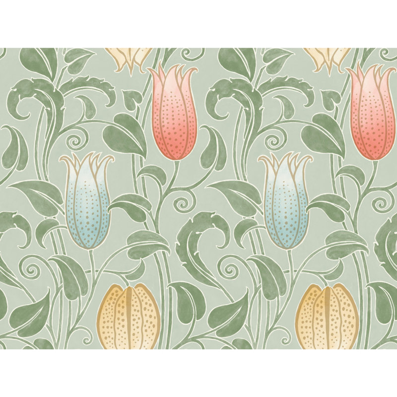 Floral Roll, Sage