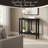 Narrow Console Table with 2-Tier Storage Shelf, Wood Entryway Table or Slim Sofa Table for Hallway or Behind Couch-561065280
