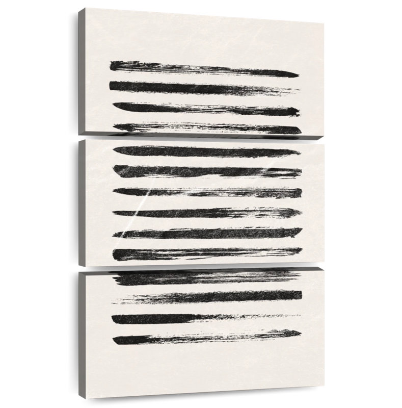 Avery Black Lines, 50" H x 32" W