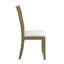 Chaise d'appoint en lin (ensemble de 2)