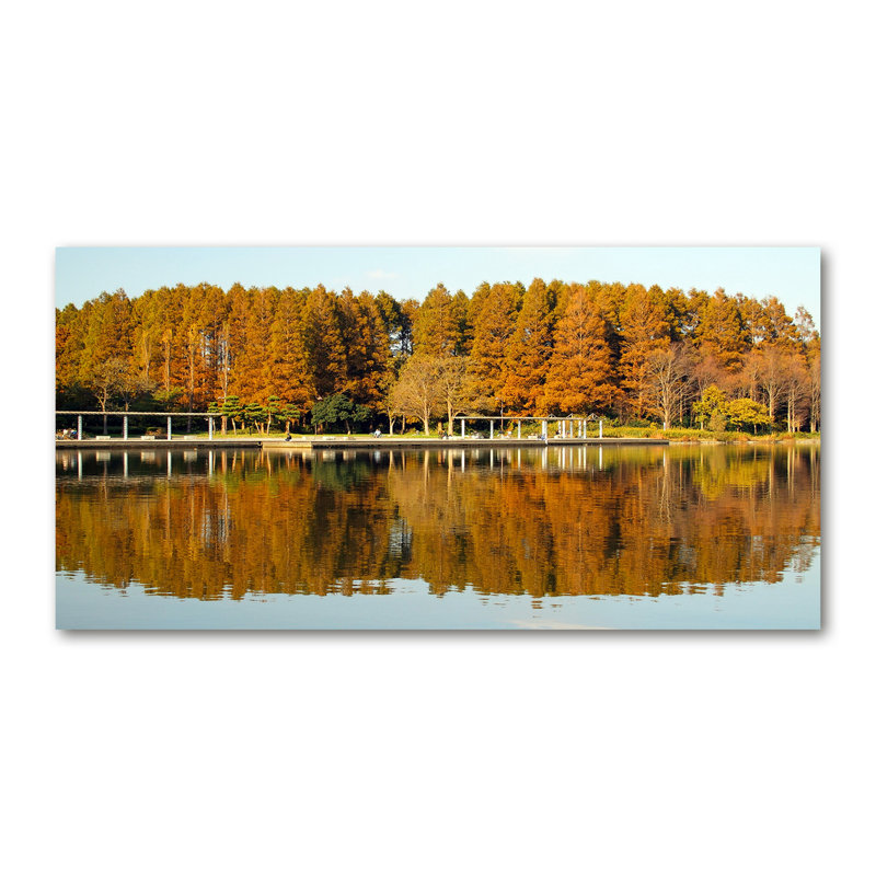 Forest By The Lake - No Frame Print on Canvas