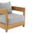 Teak Sunbrella Outdoor Armchair-110441391