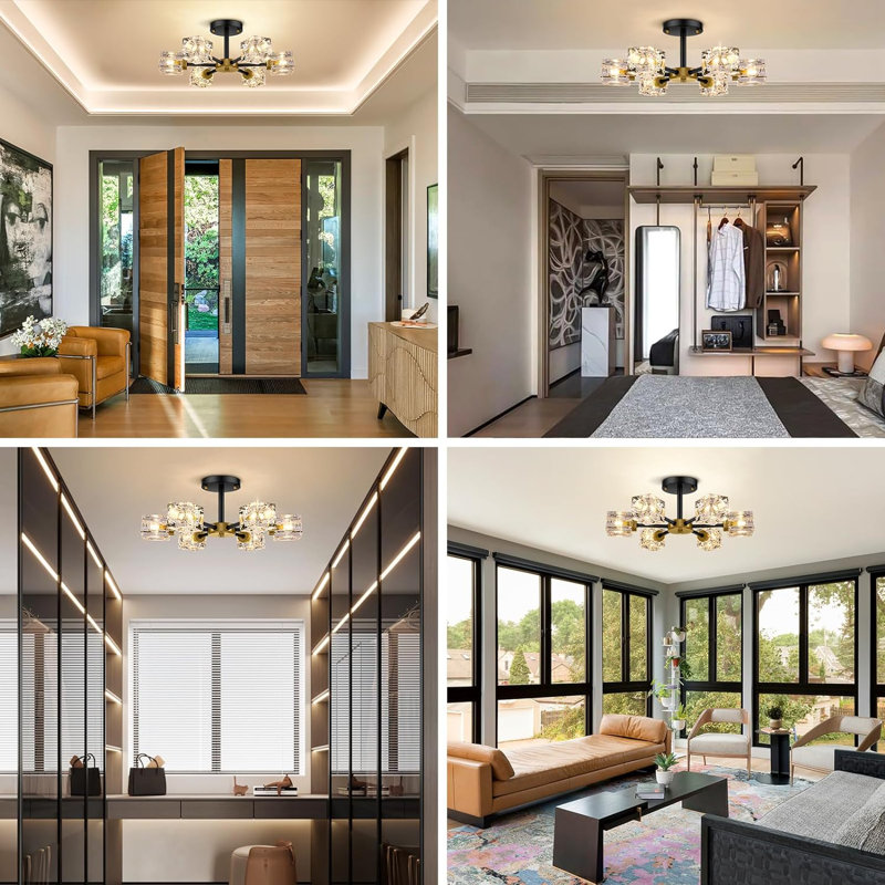 Whiffletree Semi Flush Mount