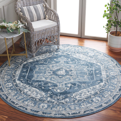 Lowrey Ivory Gray/Blue Rug