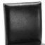 Tabouret de comptoir en simili cuir avec dossier bas Sauhal-1148007306