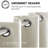 Light Beige Blackout Curtains, 2 Panels, Thermal Insulated & Noise-Reducing Grommet Drapes For Bedroom, Living Room & Nursery, 42×45 Inches-493356057-493356056