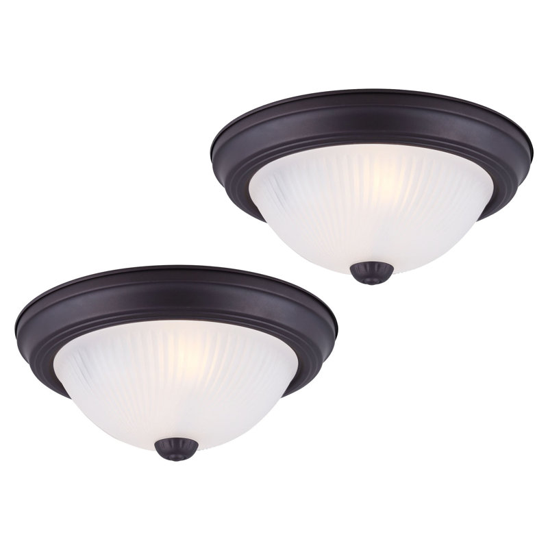 Loggins Flush Mount, Oil Rubbed Bronze
