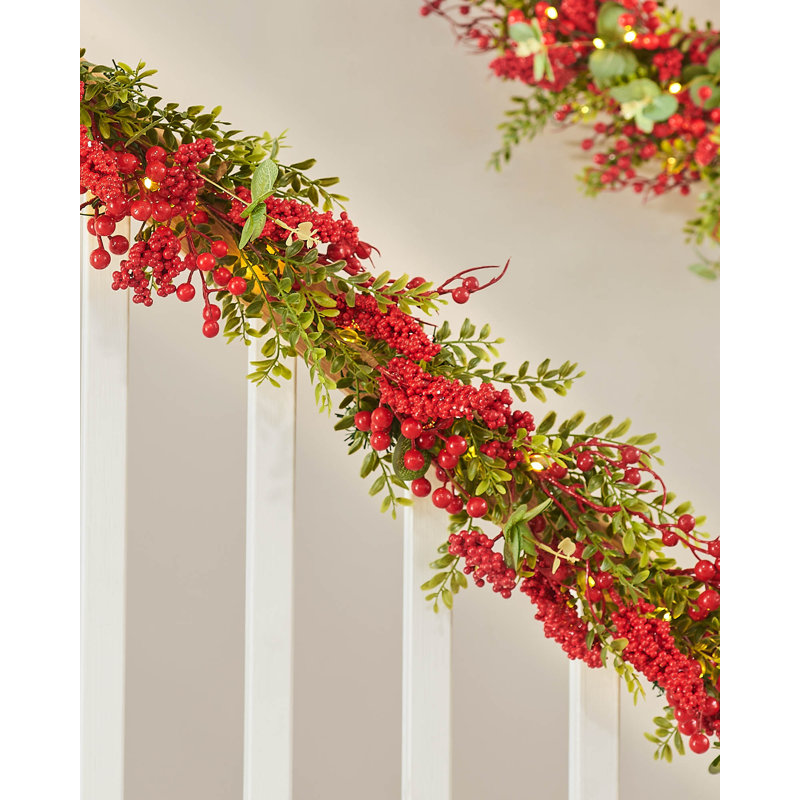 70cm Lighted Faux GARLAND with Lights
