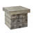 Manteo Rustic Coastal Outdoor Patio Side Table