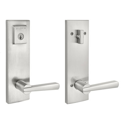 Spyglass Complete Entry Lever Set with Single Cylinder Deadbolt
