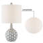 Ensemble de lampes de chevet blanches 21 po Barhorst