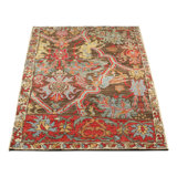 Burano Hand Knotted Wool Floral Area Rug