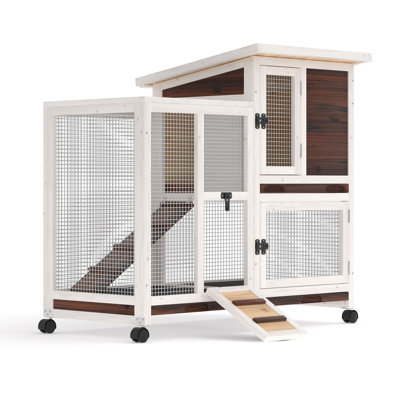 Cage à lapin en bois