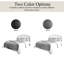 Lit plateforme en métal gris pleine grandeur-863684691-863684692
