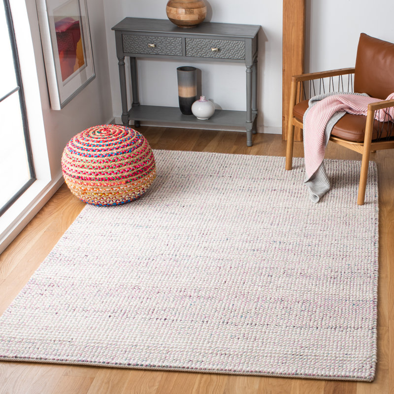 Tapis en laine tissé à la main Vermont, Rectangle 8 pi x 10 pi