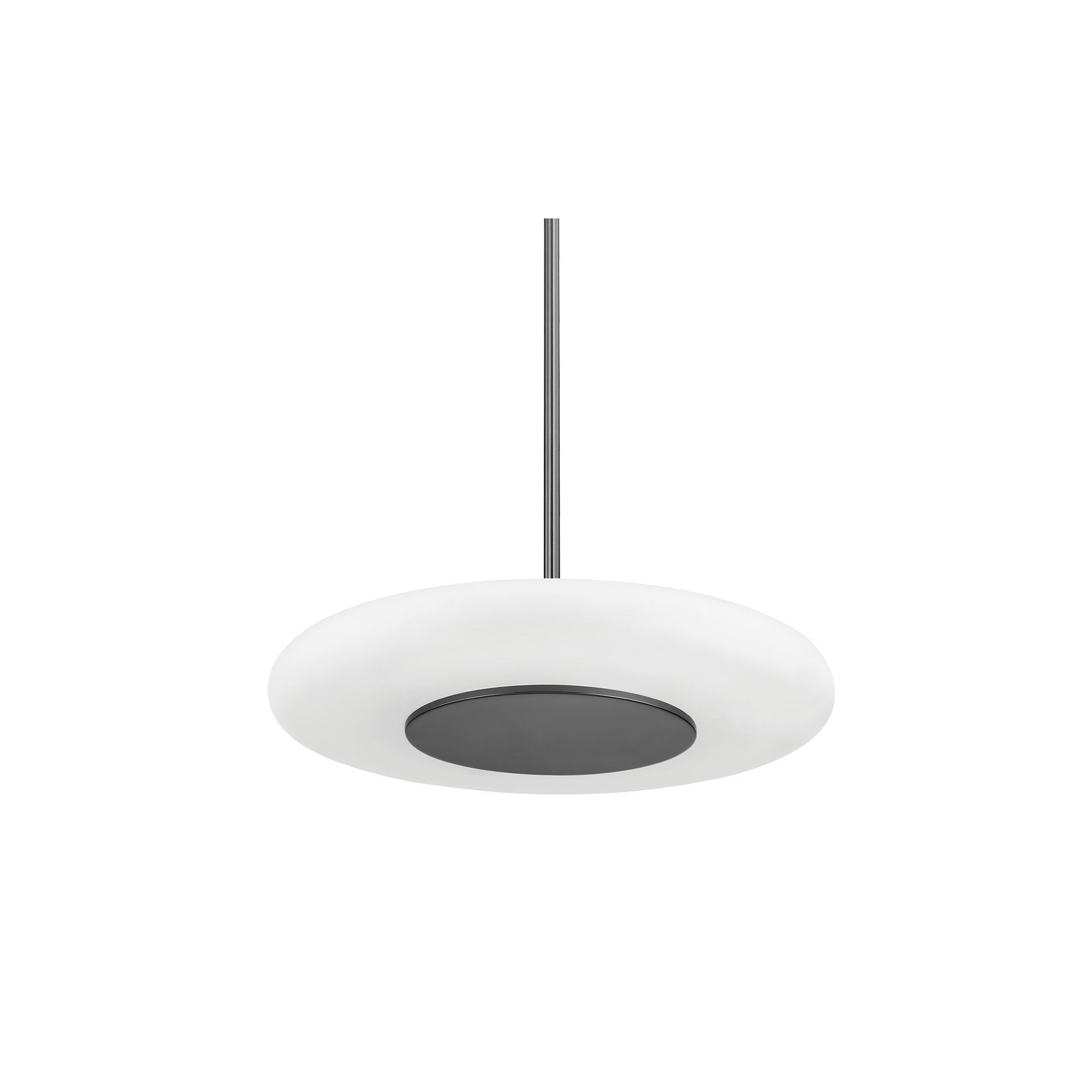 Blyford Pendant by PEMBROOKE & IVES, 7.75" H x 20.75" W x 20.75" D, Black Nickel