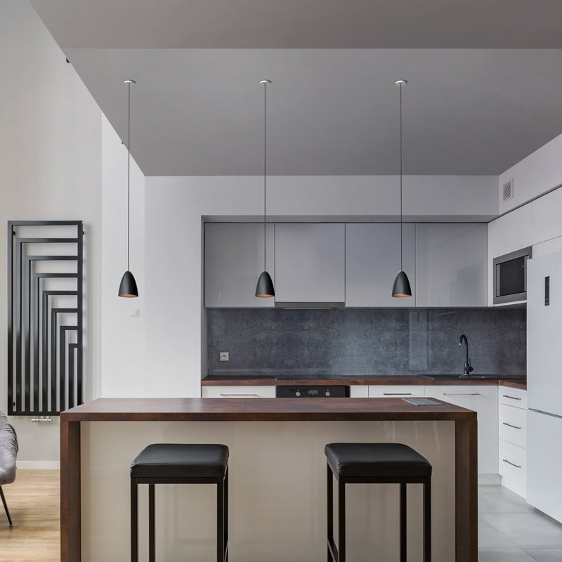 Bullet 1 - Light LED Pendant, Matte Black/Copper