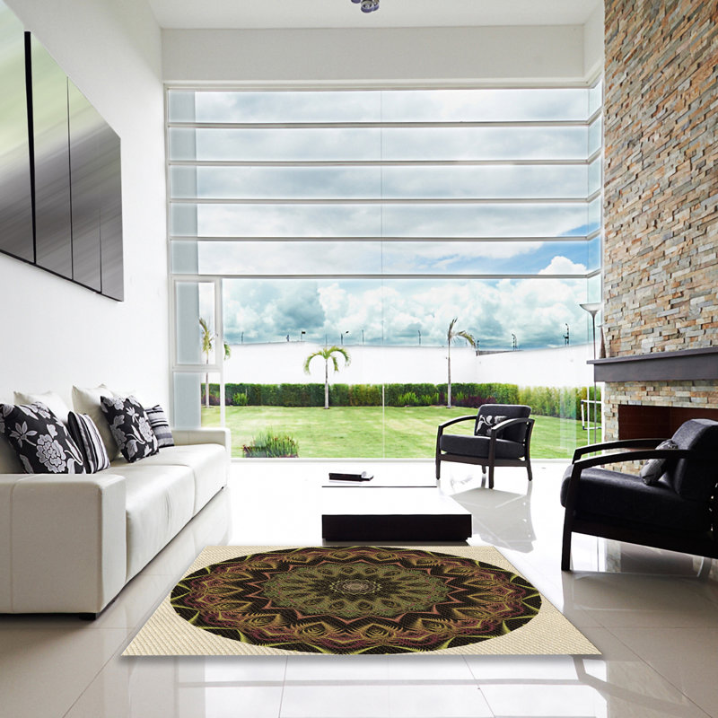 Washable Indoor Rug, Square 8'