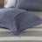 Marsden Blue/Gray Microfiber Striped Comforter Set with Bed Sheets-716129068
