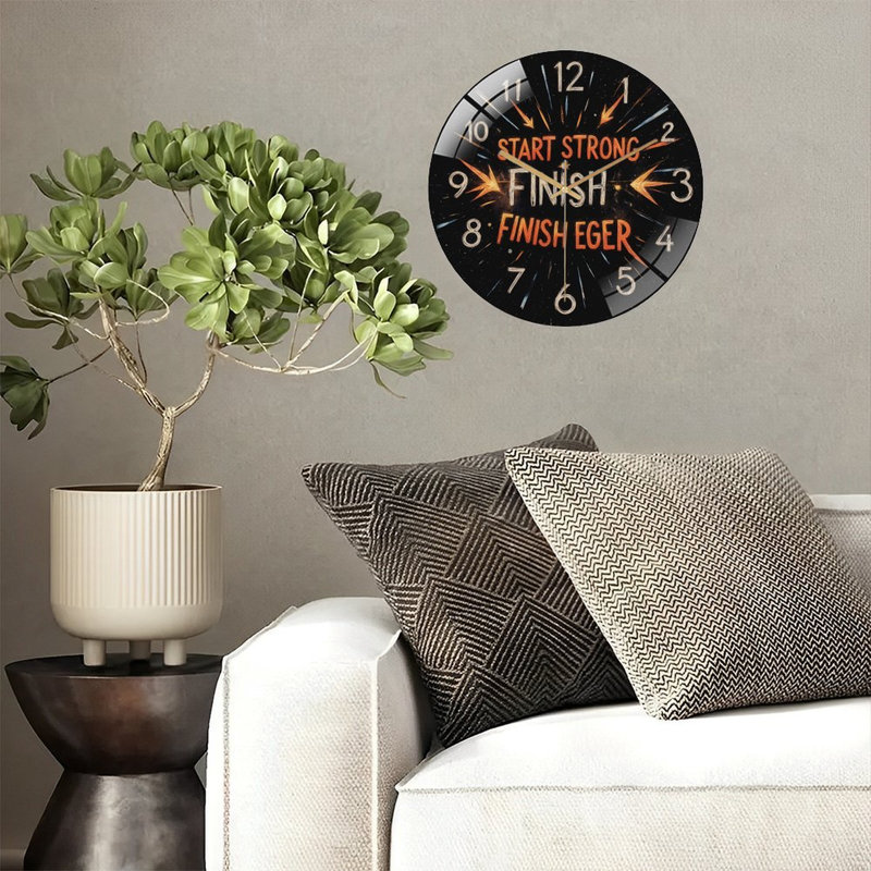 Horloge murale 12 po