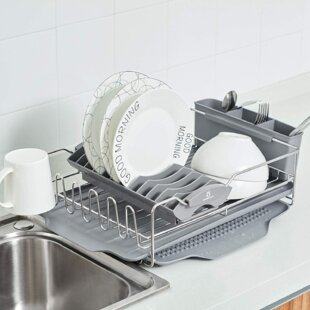 Kingrack Dish Drying Rack,2-Tier Dish Rack and Drainboard Set with Ute –  Kingrack Home