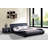 Vegan Leather Platform Bed-21189347-21189346