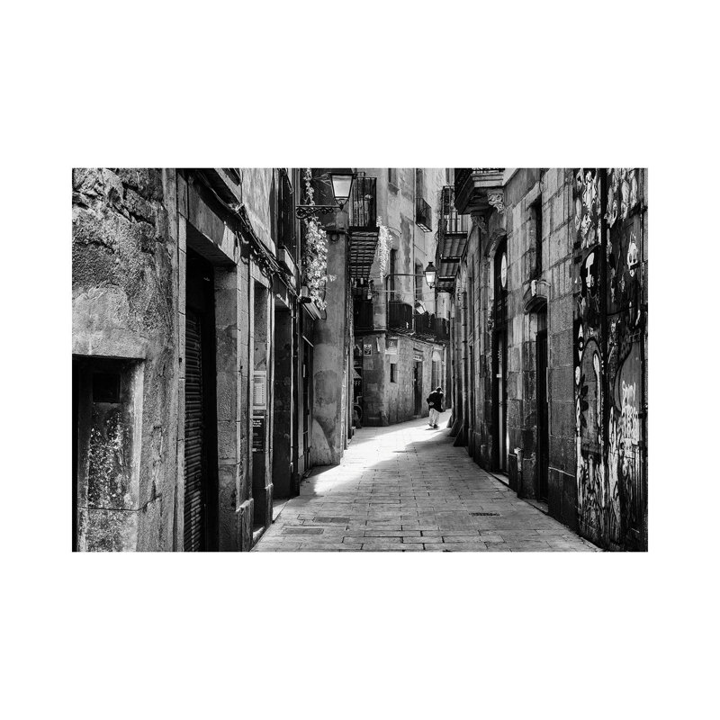 Townhouses In Barcelona, Spain by Mikolaj Gospodarek - Wrapped Canvas Print, 66.04 cm H x 45.72 cm W x 1.91 cm D