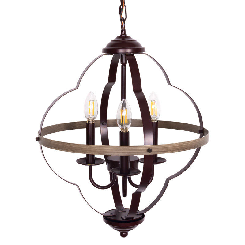 Mireles 3 - Light Dimmable Globe Chandelier