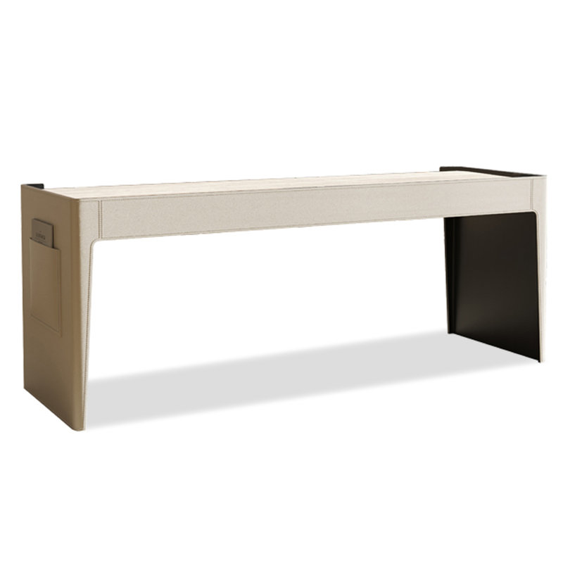Bureau de table Italian Minimalist, H 29,5 po x l 70,9 po x P 23,6 po