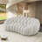 Modern Upholstered Arc-Shaped 3D Knit Fabric Compression Sofa, No Assembly Required（3 Seat）-224002157