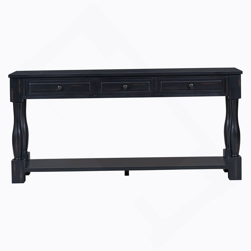 Console Console avec tiroirs et tablette pour entrée, couloir, Espresso