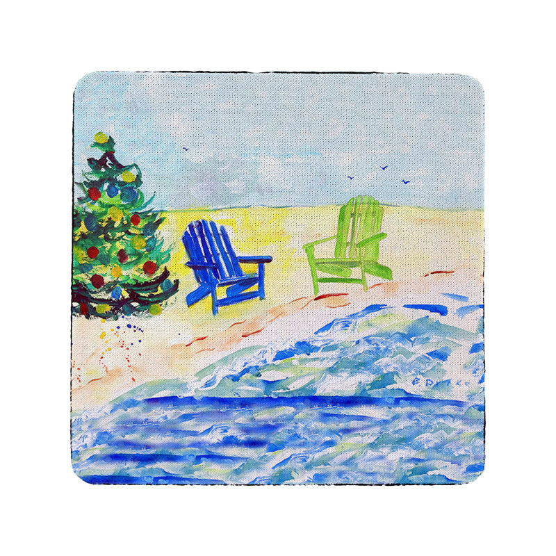 Sous-verre de chaise de plage
