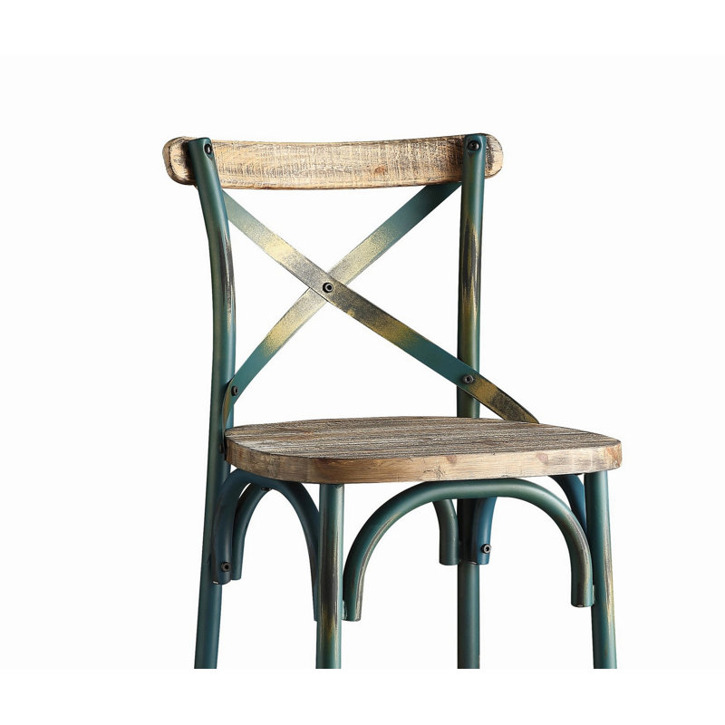 Chaise de bar 1 pièce, Turquoise antique