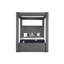 Ensemble de chambre à coucher à baldaquin 5 pièces Janeece-486877839-486877837