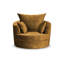Upholstered Swivel Armchair-977473791