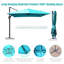 Parasol en porte-à-faux 120 po Abdullatif-74237048