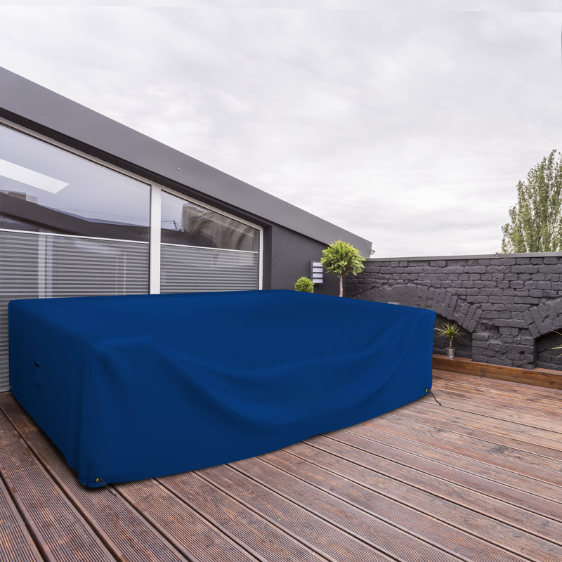 Outdoor Cover, 73.7cm H x 121.9cm W x 121.9cm D, Blue
