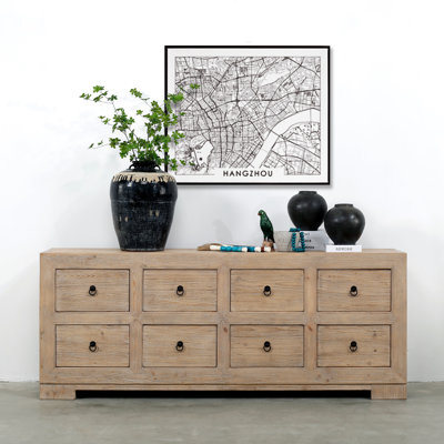 Capri 89'' Solid Wood Sideboard